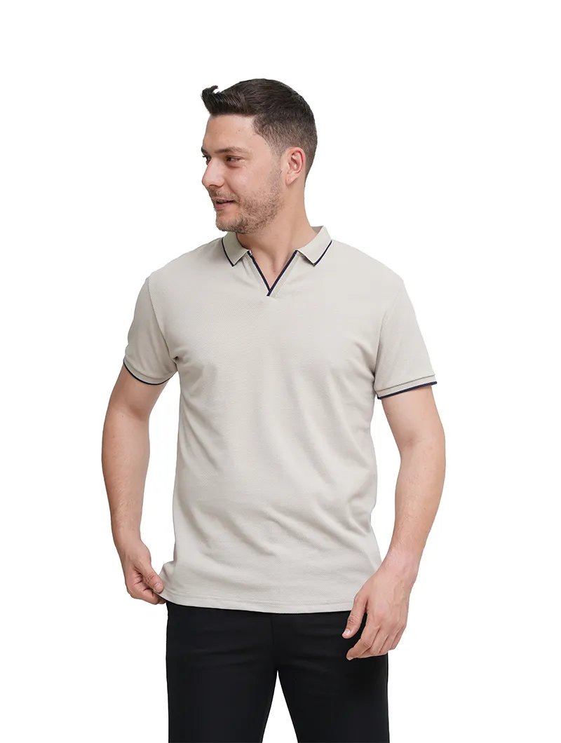 Polo en piqué de coton